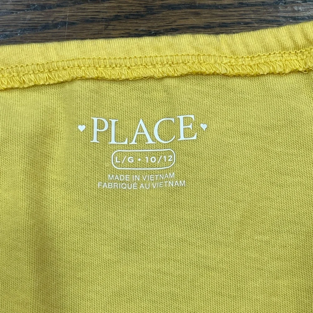 Place girls Yellow Spaghetti Strap Sundress size 10/12